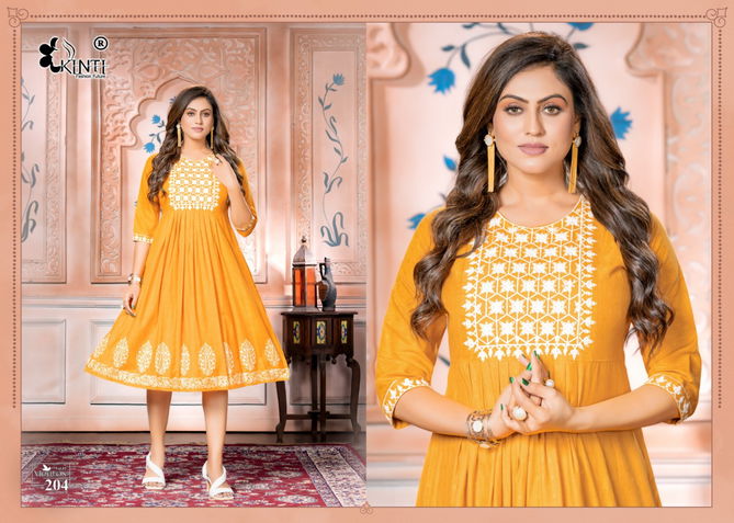 Mentos Vol 2 By Kinti Designer Anarkali Kurtis Catalog